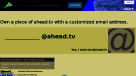 What Ahead.tv website looked like in 2015 (8 years ago)
