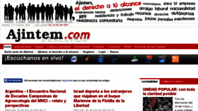 What Ajintem.com website looked like in 2015 (8 years ago)
