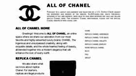 What Allofchanel.com website looked like in 2015 (8 years ago)