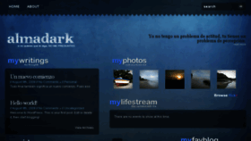 What Almadark.com website looked like in 2015 (10 years ago)