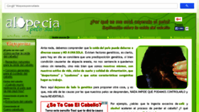 What Alopecia-pelo-salud.com website looked like in 2015 (8 years ago)