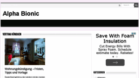 What Alpha-bionic.de website looked like in 2015 (8 years ago)
