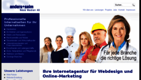 What Andersundseim.de website looked like in 2015 (8 years ago)