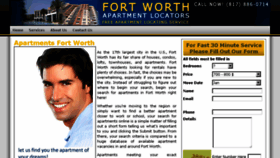 What Apartmentsfortworth.org website looked like in 2015 (8 years ago)
