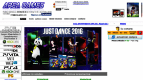 What Area-games.com website looked like in 2015 (8 years ago)
