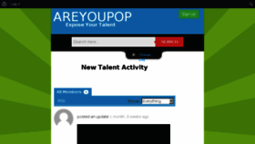 What Areyoupop.com website looked like in 2015 (8 years ago)