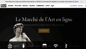 What Artquid.fr website looked like in 2015 (8 years ago)