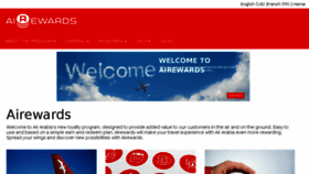 What Airewards.airarabia.com website looked like in 2015 (8 years ago)
