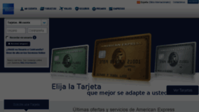 What Americanexpress.es website looked like in 2015 (8 years ago)