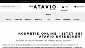 What Atavio.de website looked like in 2015 (8 years ago)