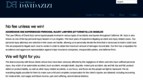 What Azizipersonalinjury.com website looked like in 2015 (8 years ago)