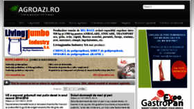 What Agroazi.ro website looked like in 2015 (8 years ago)