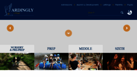 What Ardingly.com website looked like in 2015 (8 years ago)