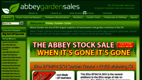 What Abbeygardensales.co.uk website looked like in 2015 (8 years ago)