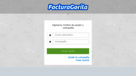What App.facturagorila.com website looked like in 2015 (8 years ago)