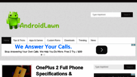 What Androidlawn.com website looked like in 2015 (8 years ago)