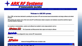 What Arkrfsystems.com website looked like in 2015 (8 years ago)