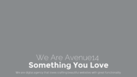 What Avenue14.com website looked like in 2015 (8 years ago)