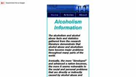 What Alcoholism-information.com website looked like in 2015 (8 years ago)
