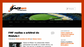 What Agesporte.com.br website looked like in 2015 (8 years ago)