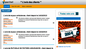What Avis-paritel.fr website looked like in 2015 (8 years ago)