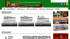 What Ayuntamientomoratalla.net website looked like in 2015 (8 years ago)