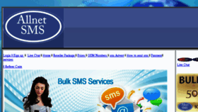 What Allnetsms.com website looked like in 2015 (8 years ago)