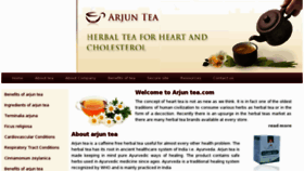 What Arjuntea.com website looked like in 2015 (8 years ago)