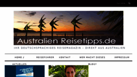 What Australien-reisetipps.de website looked like in 2015 (8 years ago)