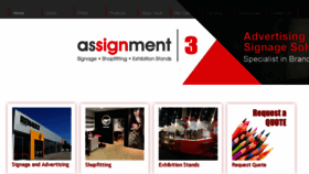 What Assignment3.co.za website looked like in 2015 (8 years ago)