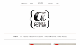 What Avintageposter.com website looked like in 2015 (8 years ago)