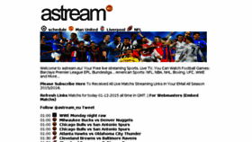 What Astream.eu website looked like in 2015 (8 years ago)