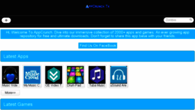 What Appcrunch.tk website looked like in 2015 (8 years ago)