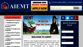 What Aiemt.com website looked like in 2015 (8 years ago)