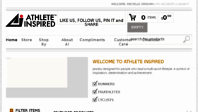 What Athleteinspired.com website looked like in 2015 (8 years ago)