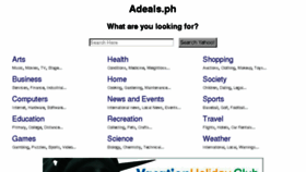 What Adeals.ph website looked like in 2015 (8 years ago)