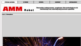 What Ammrobot.pl website looked like in 2015 (8 years ago)