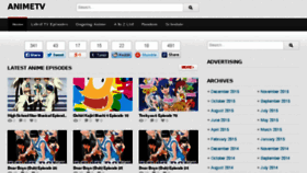 What Animestream.tv website looked like in 2015 (8 years ago)