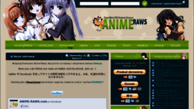 What Anime-raws.com website looked like in 2011 (13 years ago)