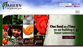 What Ahernseeds.com website looked like in 2015 (10 years ago)