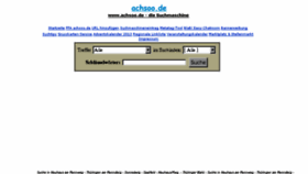 What Achsoo.de website looked like in 2015 (8 years ago)