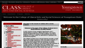 What As.ysu.edu website looked like in 2015 (10 years ago)