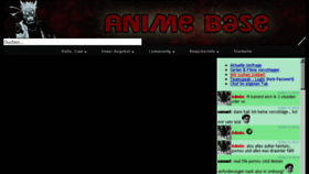 What Anime-base.biz website looked like in 2015 (8 years ago)
