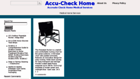 What Accucheckhome.com website looked like in 2015 (8 years ago)