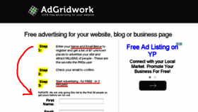 What Adgridwork.com website looked like in 2015 (8 years ago)