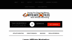 What Affiliatexfiles.com website looked like in 2015 (8 years ago)
