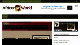 What Africanartworld.com website looked like in 2015 (8 years ago)