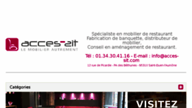 What Acces-sit.fr website looked like in 2015 (8 years ago)