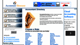 What Accountantdirectory.us website looked like in 2015 (8 years ago)