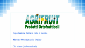 What Agrifruit.it website looked like in 2015 (8 years ago)